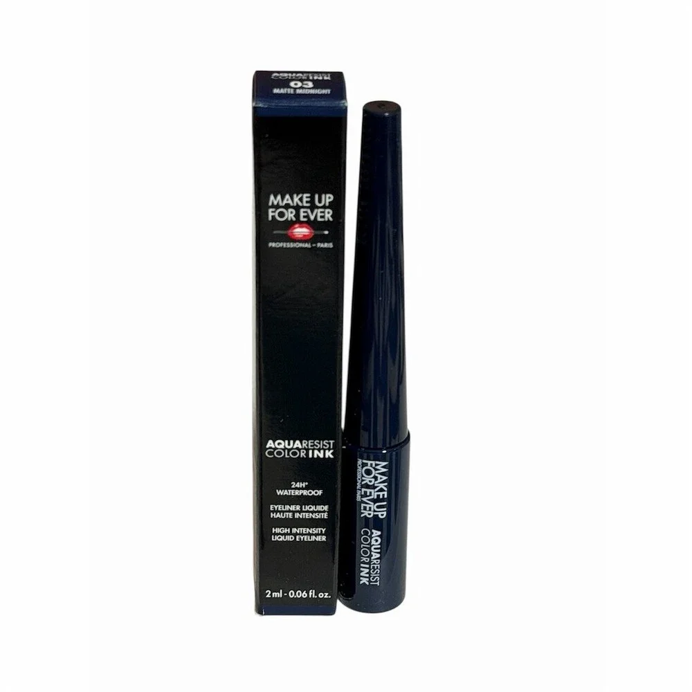 Make Up For Ever Aqua Resist Color Ink Liquid Eyeliner 03 Matte Midnight